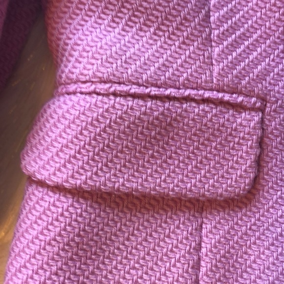 LOFT Lavender Jacket 100% Wool Sz. 6P Work & Play - Picture 8 of 8